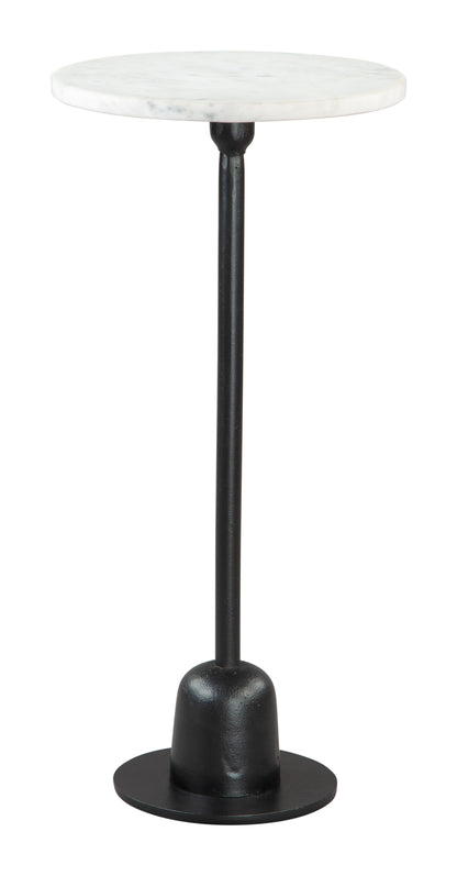 Table d'appoint Woozy blanche et noire