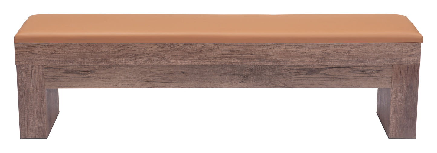 Banc de rangement Bonker (lot de 2) marron