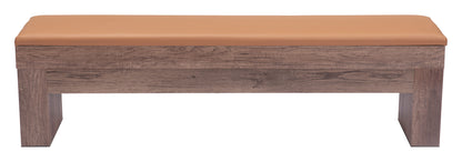 Banc de rangement Bonker (lot de 2) marron