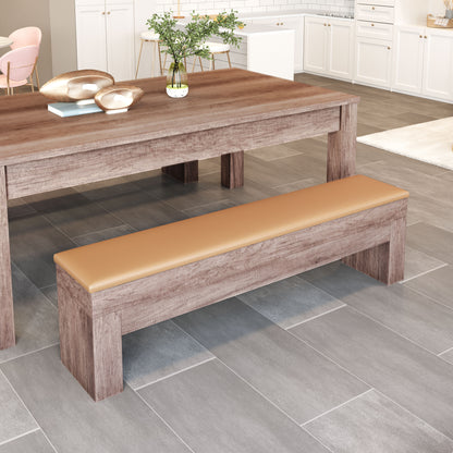 Banc de rangement Bonker (lot de 2) marron