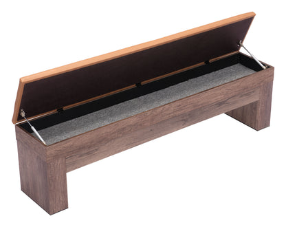 Banc de rangement Bonker (lot de 2) marron