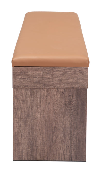Banc de rangement Bonker (lot de 2) marron