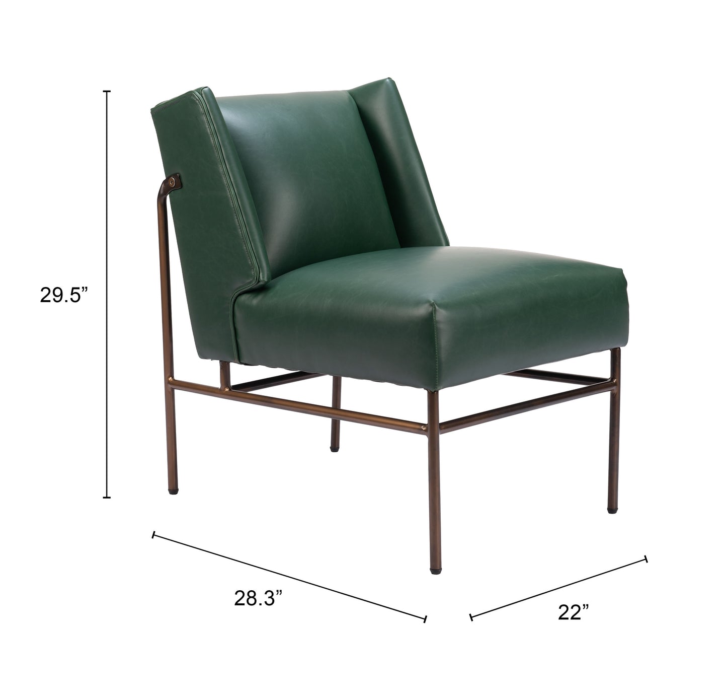 Accent Chair Green - Modern & Ergonomic Seating for Home & Office