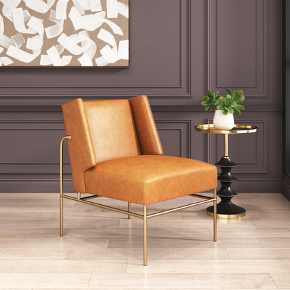 Accent Chair Brown - Modern & Ergonomic Seating for Home & Office
