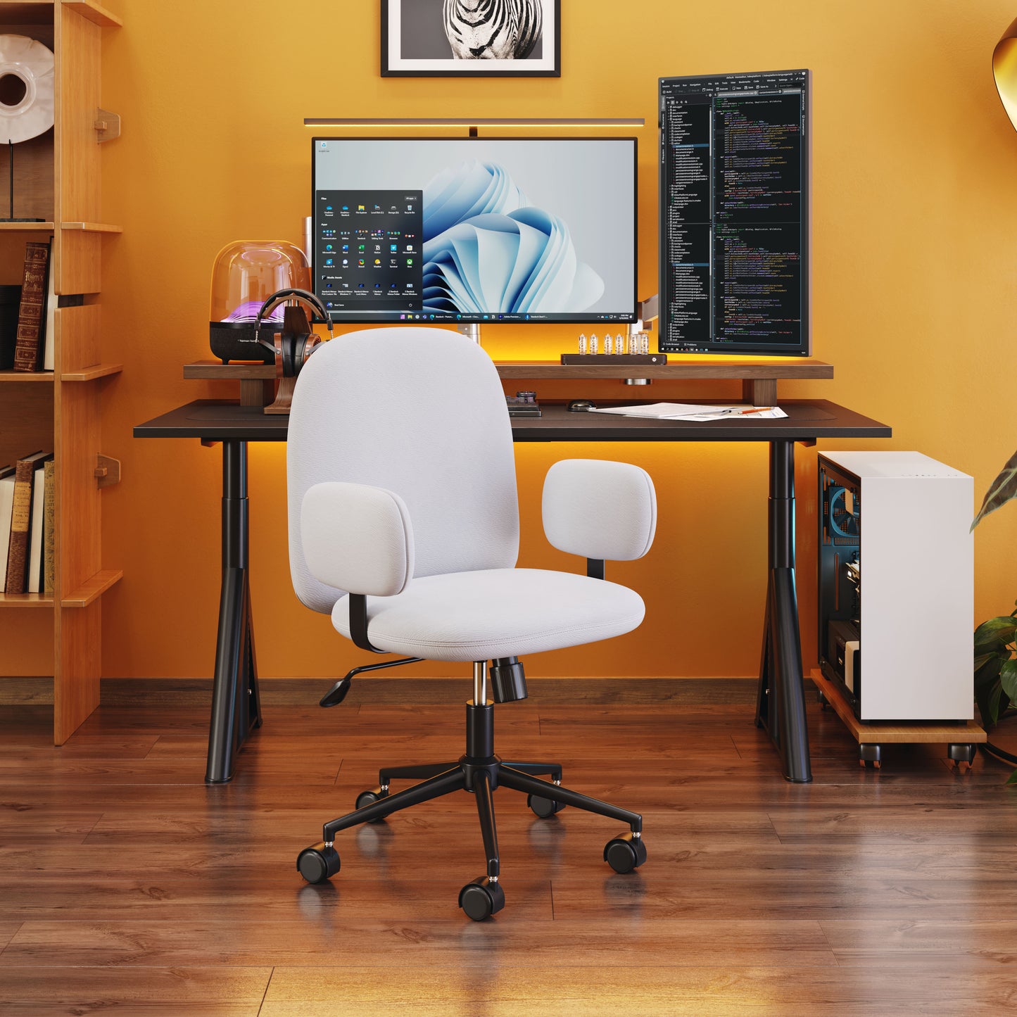 Office Chair Beige - Modern & Ergonomic Seating for Home & Office