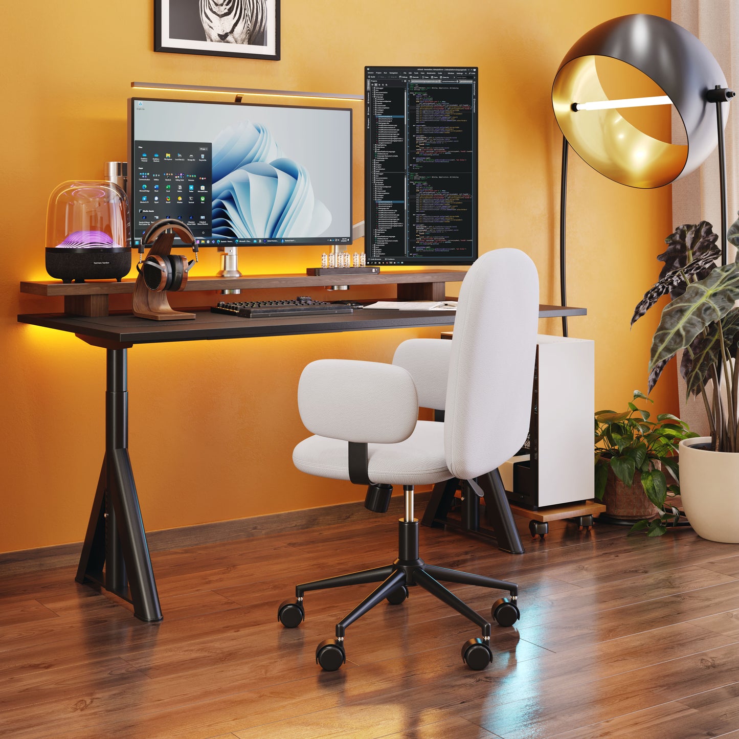 Office Chair Beige - Modern & Ergonomic Seating for Home & Office