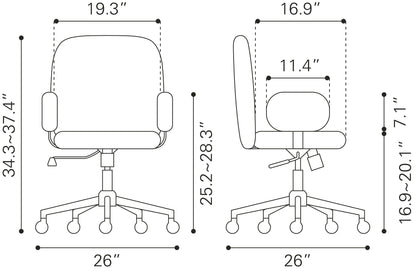 Office Chair Beige - Modern & Ergonomic Seating for Home & Office