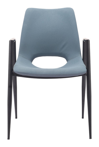 Dining Chair (Set of 2) Azure Gray - Modern & Ergonomic Seating for Home & Office