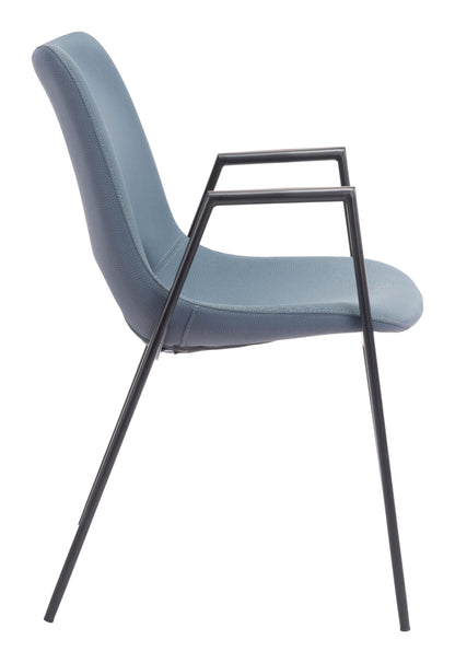Dining Chair (Set of 2) Azure Gray - Modern & Ergonomic Seating for Home & Office