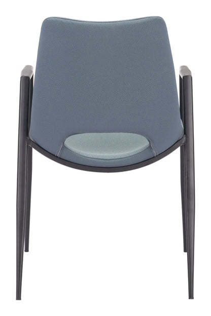 Dining Chair (Set of 2) Azure Gray - Modern & Ergonomic Seating for Home & Office