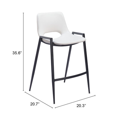 Counter Stool (Set of 2) White - Premium Quality & Stylish Design for Your Home