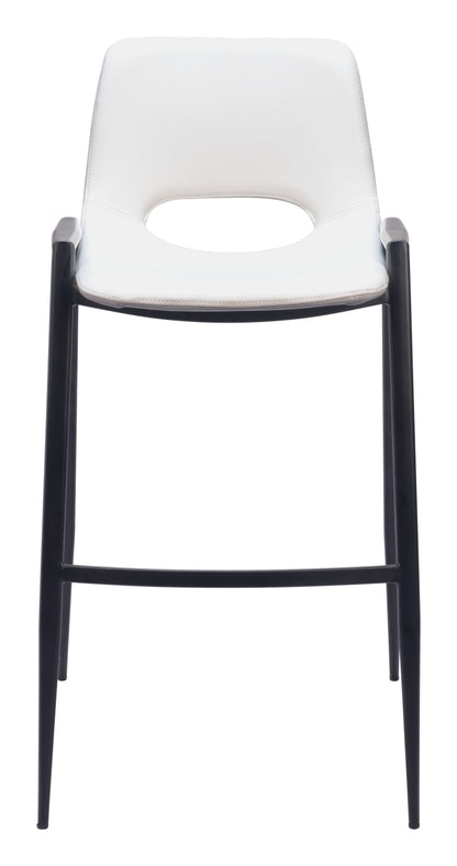 Tabouret de bar Desi (lot de 2) blanc