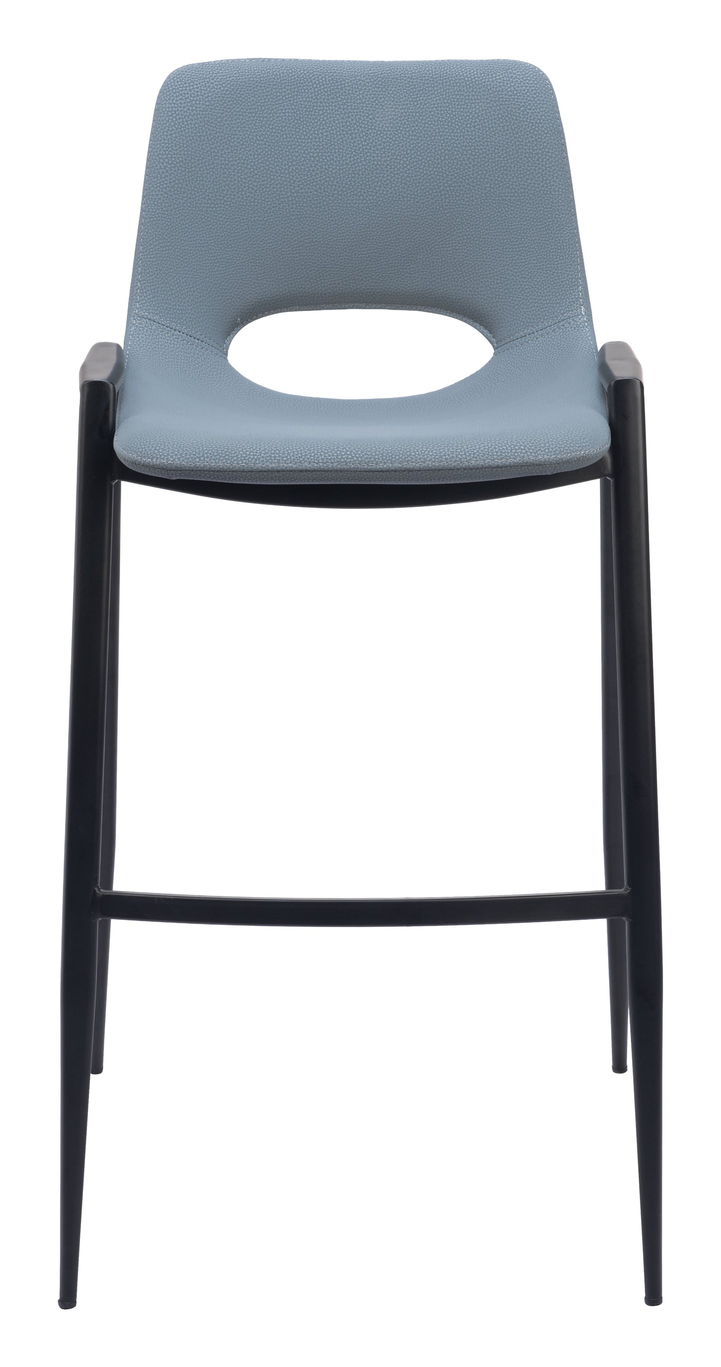 Tabouret de bar Desi (lot de 2) Gris azur