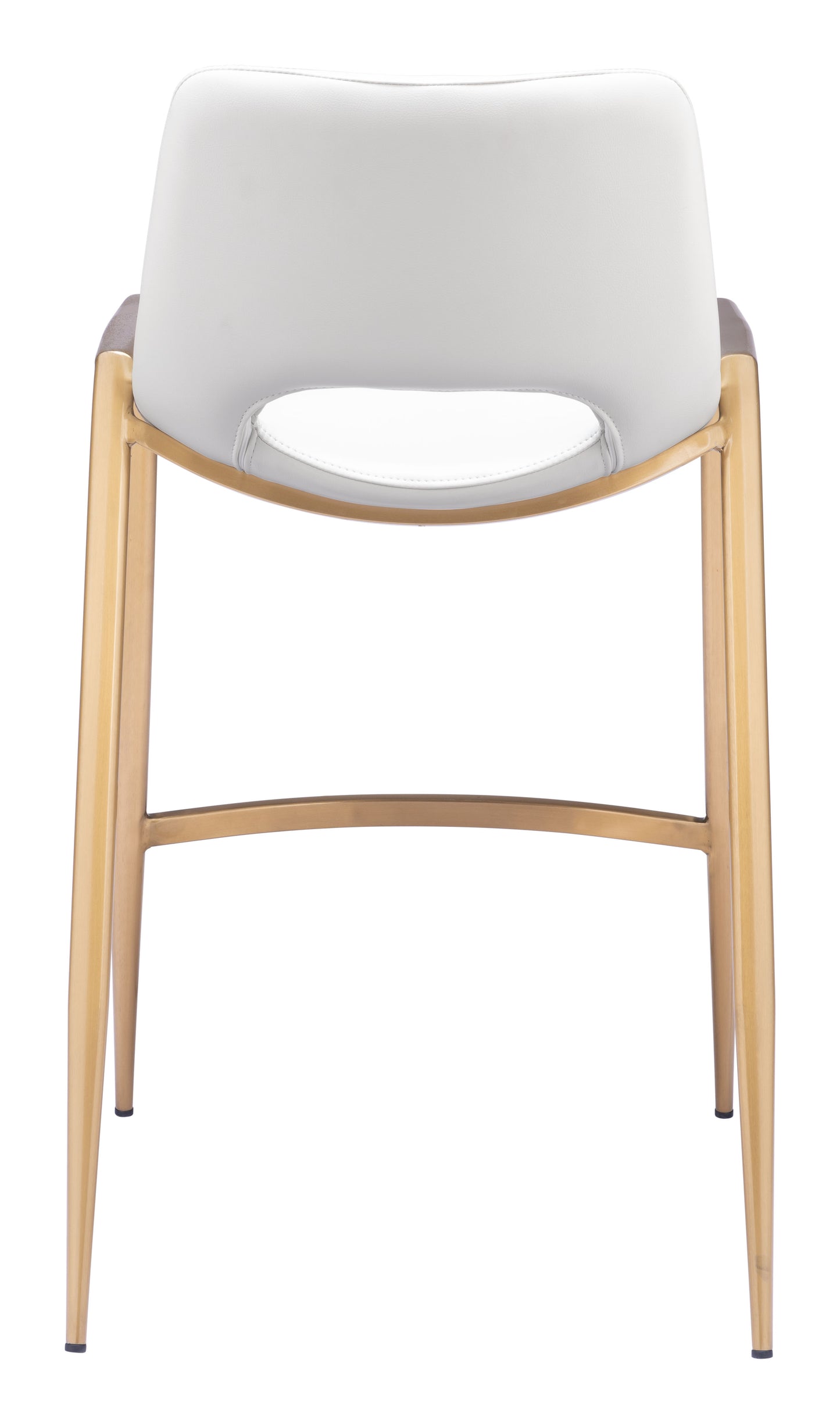 Counter Stool (Set of 2) White & Gold - Premium Quality & Stylish Design for Your Home
