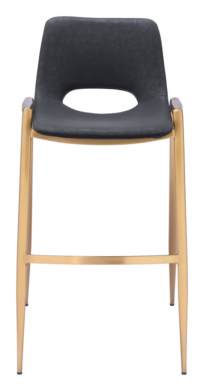 Barstool (Set of 2) Black & Gold - Premium Quality & Stylish Design for Your Home