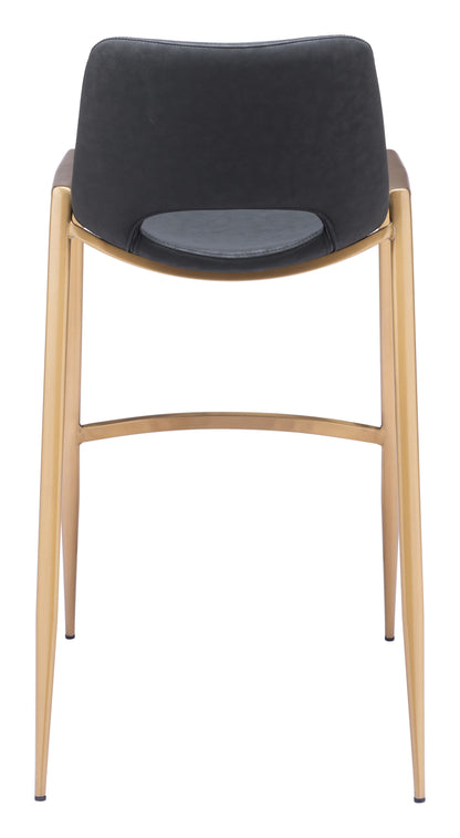 Barstool (Set of 2) Black & Gold - Premium Quality & Stylish Design for Your Home