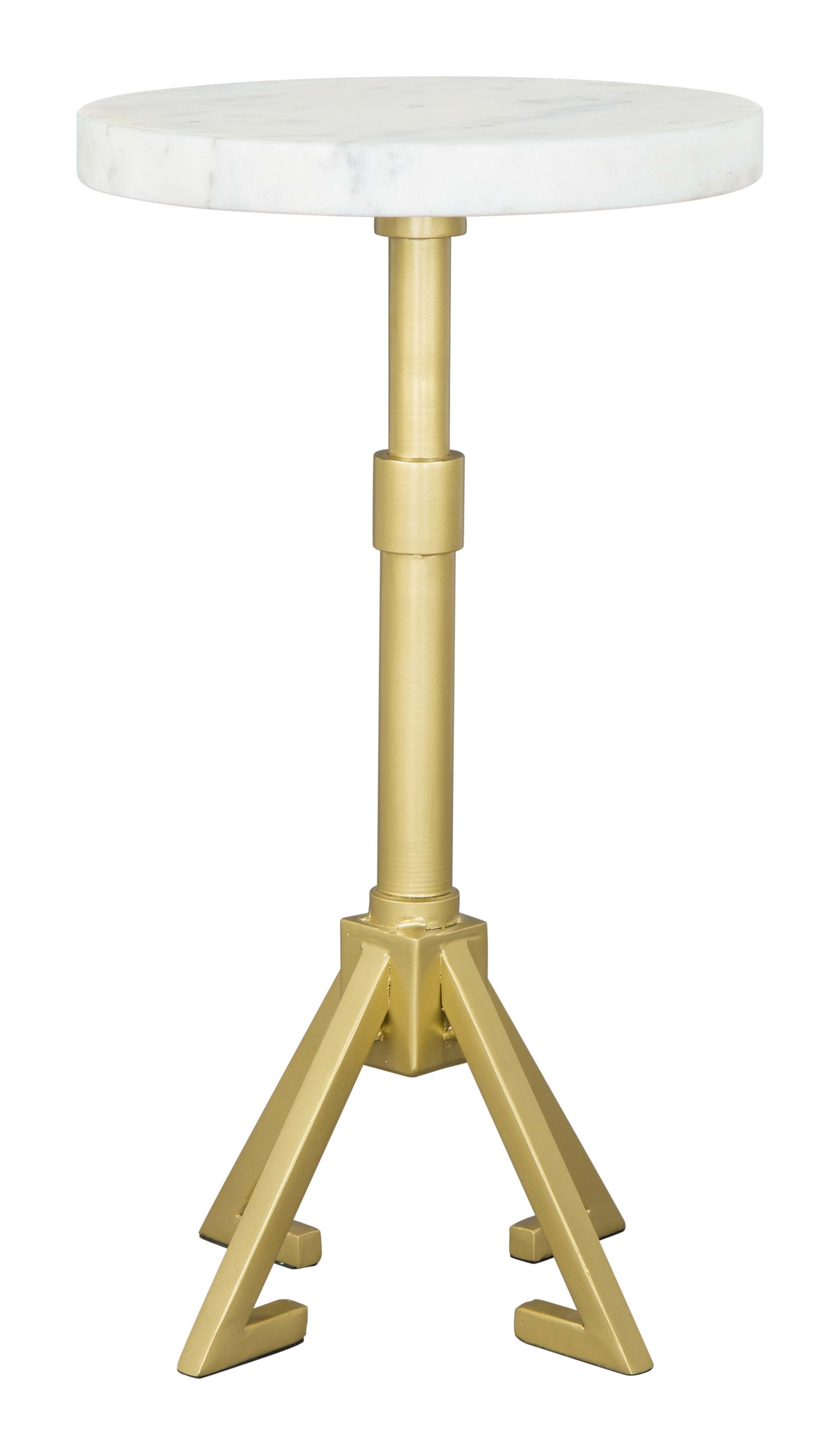 Side Table White & Gold - Elegant & Durable Dining Table for Stylish Spaces