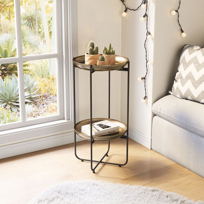 Accent Table Bronze - Elegant & Durable Dining Table for Stylish Spaces