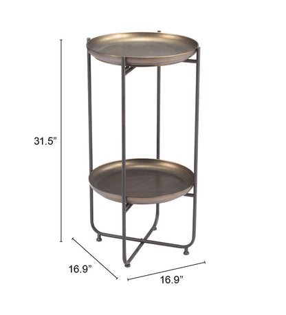 Accent Table Bronze - Elegant & Durable Dining Table for Stylish Spaces