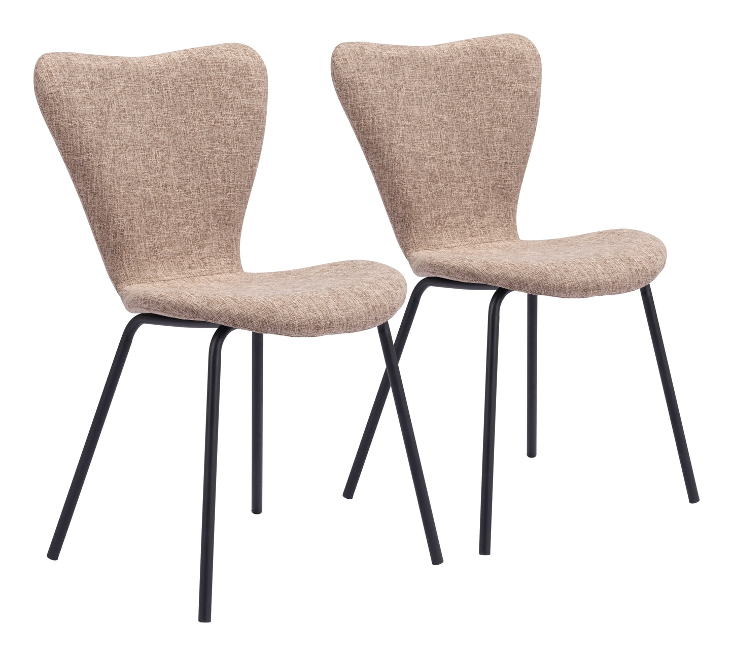 Dining Chair (Set of 2) Brown - Modern & Ergonomic Seating for Home & Office