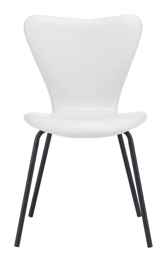 Dining Chair (Set of 2) White - Modern & Ergonomic Seating for Home & Office