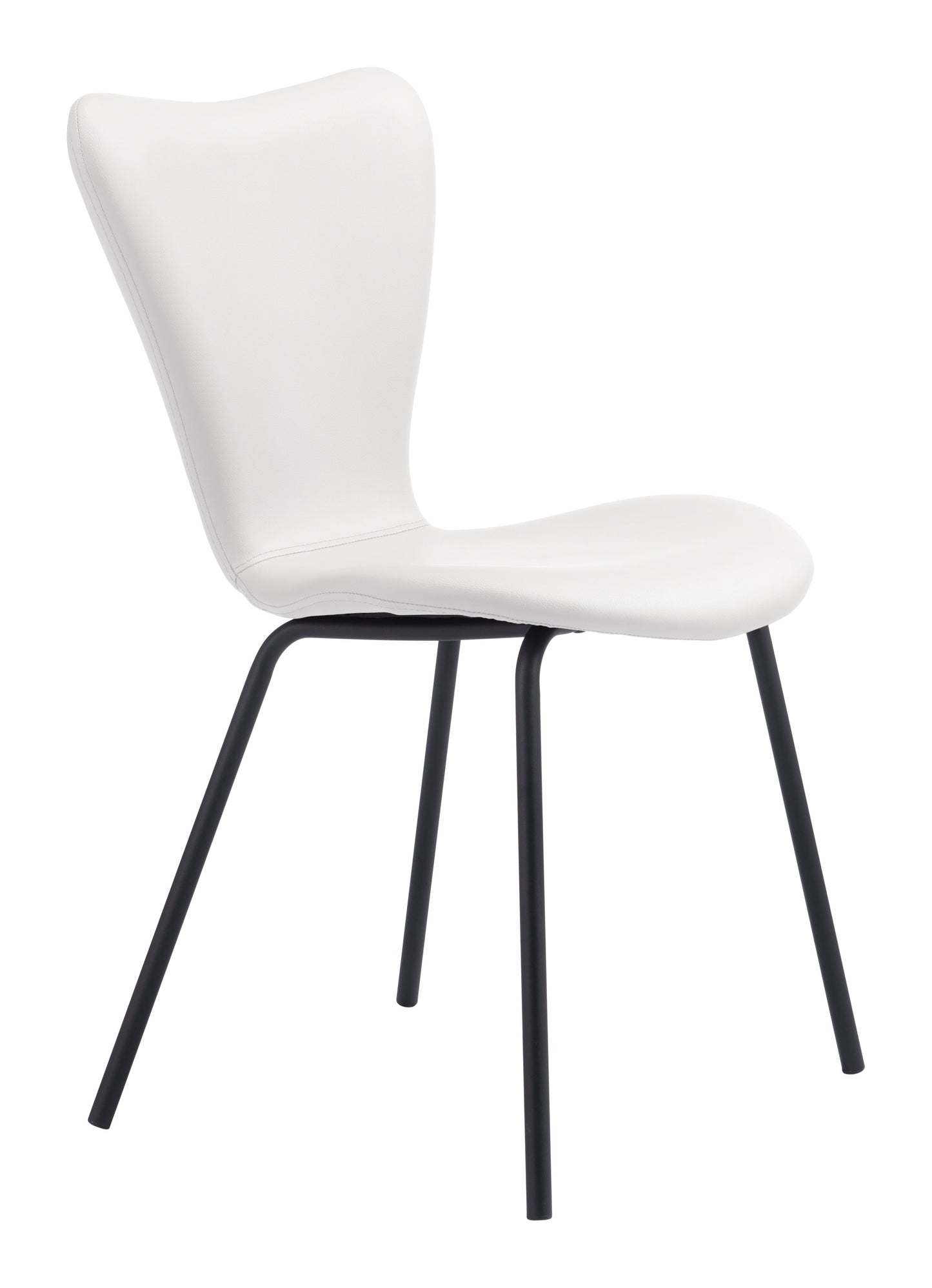 Dining Chair (Set of 2) White - Modern & Ergonomic Seating for Home & Office