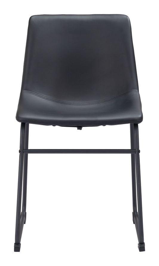 Dining Chair (Set of 2) Black - Modern & Ergonomic Seating for Home & Office