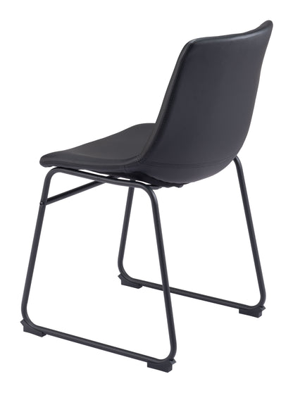 Dining Chair (Set of 2) Black - Modern & Ergonomic Seating for Home & Office