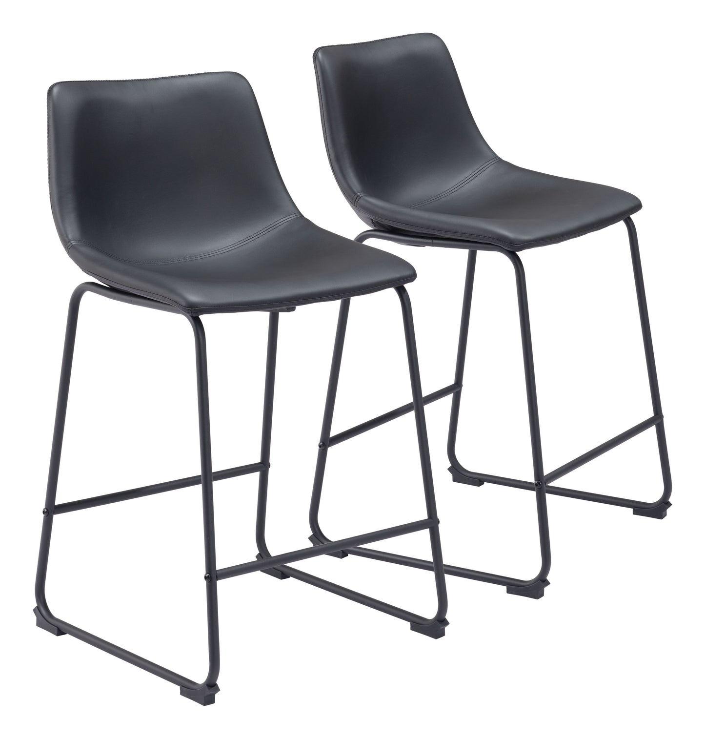 Counter Stool (Set of 2) Black - Premium Quality & Stylish Design for Your Home