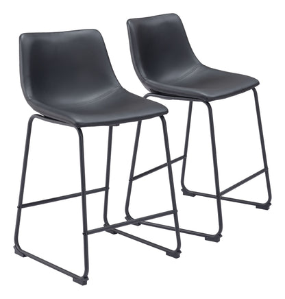 Counter Stool (Set of 2) Black - Premium Quality & Stylish Design for Your Home