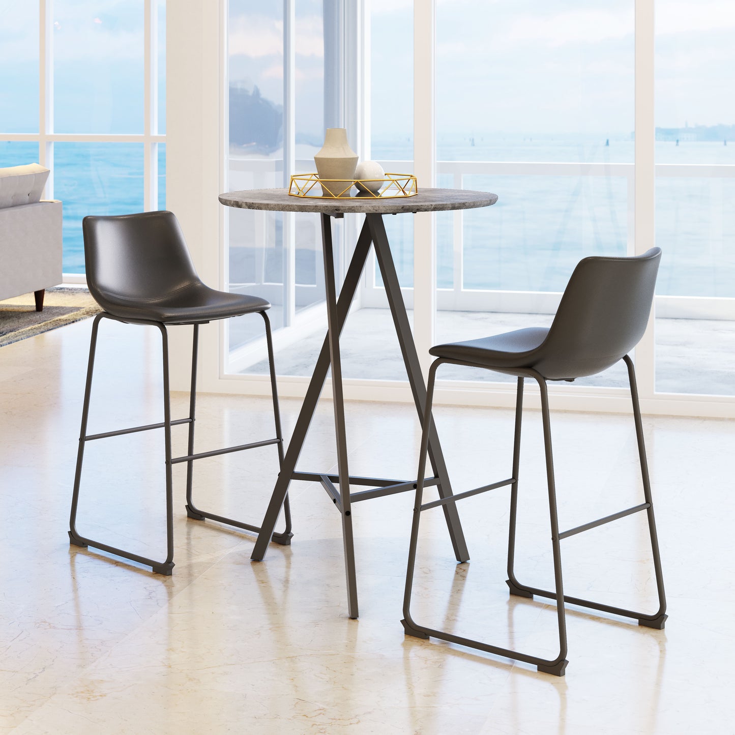 Barstool (Set of 2) Black - Premium Quality & Stylish Design for Your Home