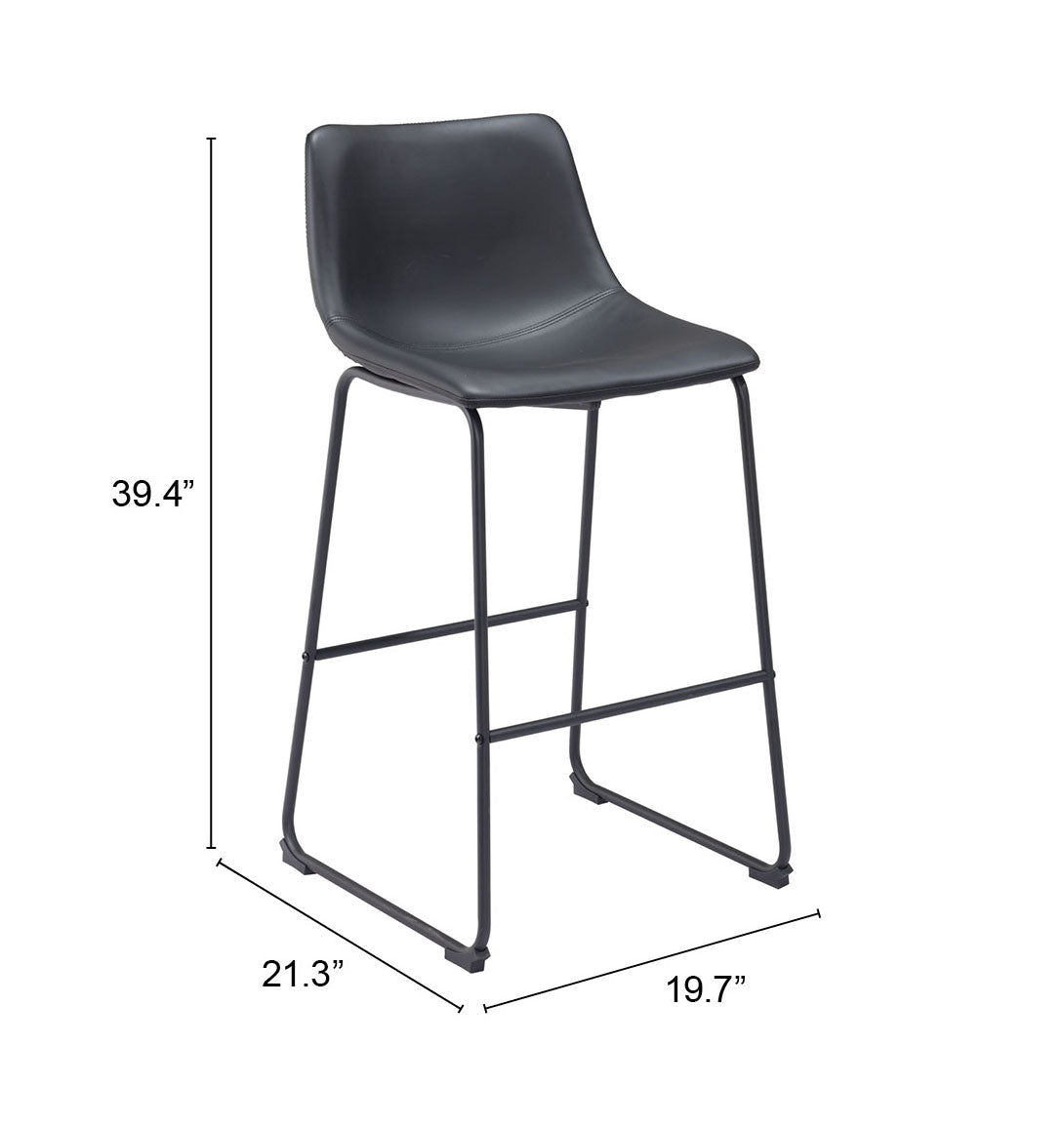 Barstool (Set of 2) Black - Premium Quality & Stylish Design for Your Home