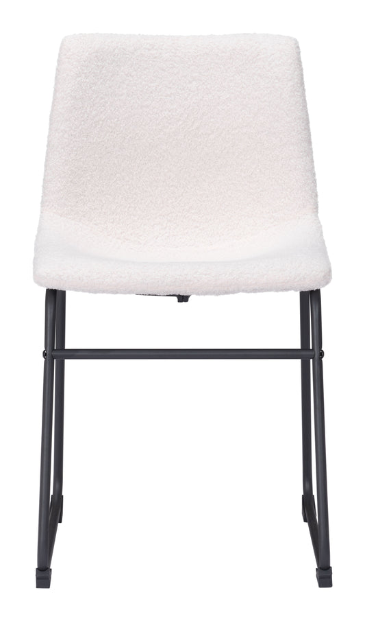 Dining Chair (Set of 2) Ivory - Modern & Ergonomic Seating for Home & Office