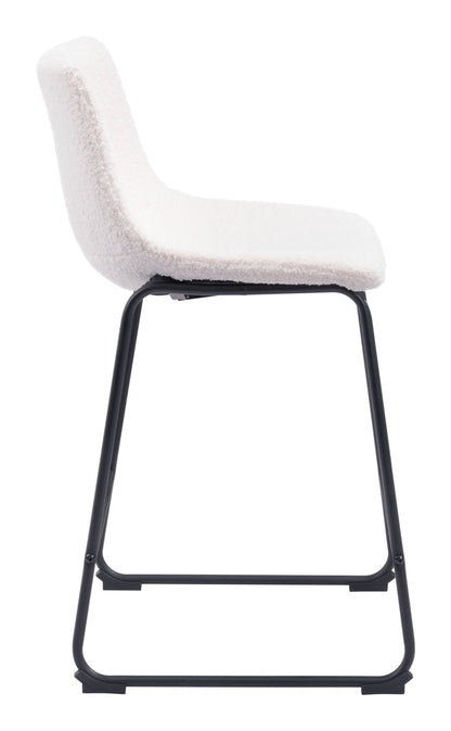 Tabouret de comptoir intelligent (lot de 2) Ivoire
