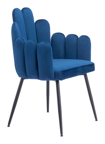 Chaise de salle à manger Noosa (lot de 2) bleu marine
