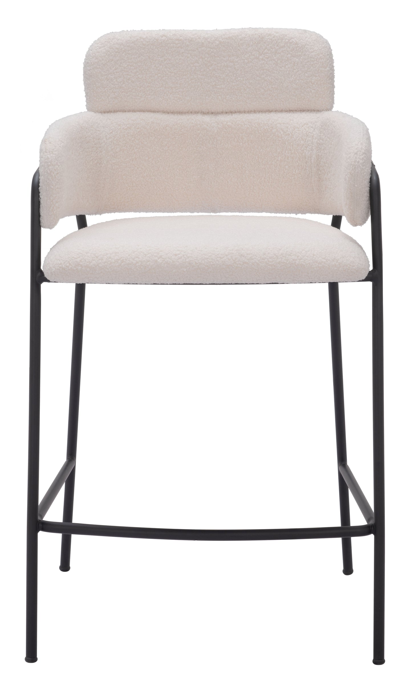 Tabouret de comptoir Marcel (lot de 2) Crème