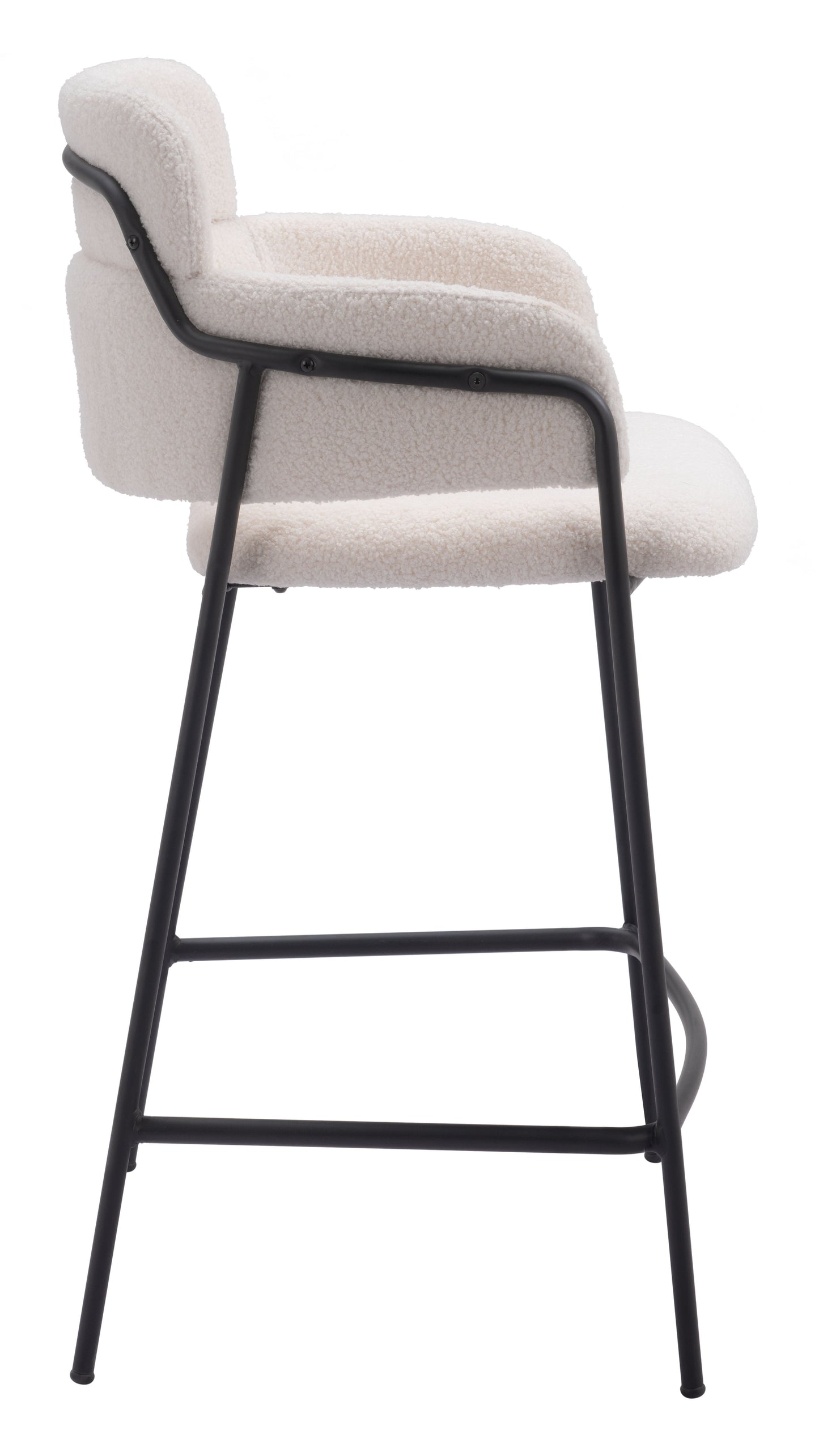Tabouret de comptoir Marcel (lot de 2) Crème