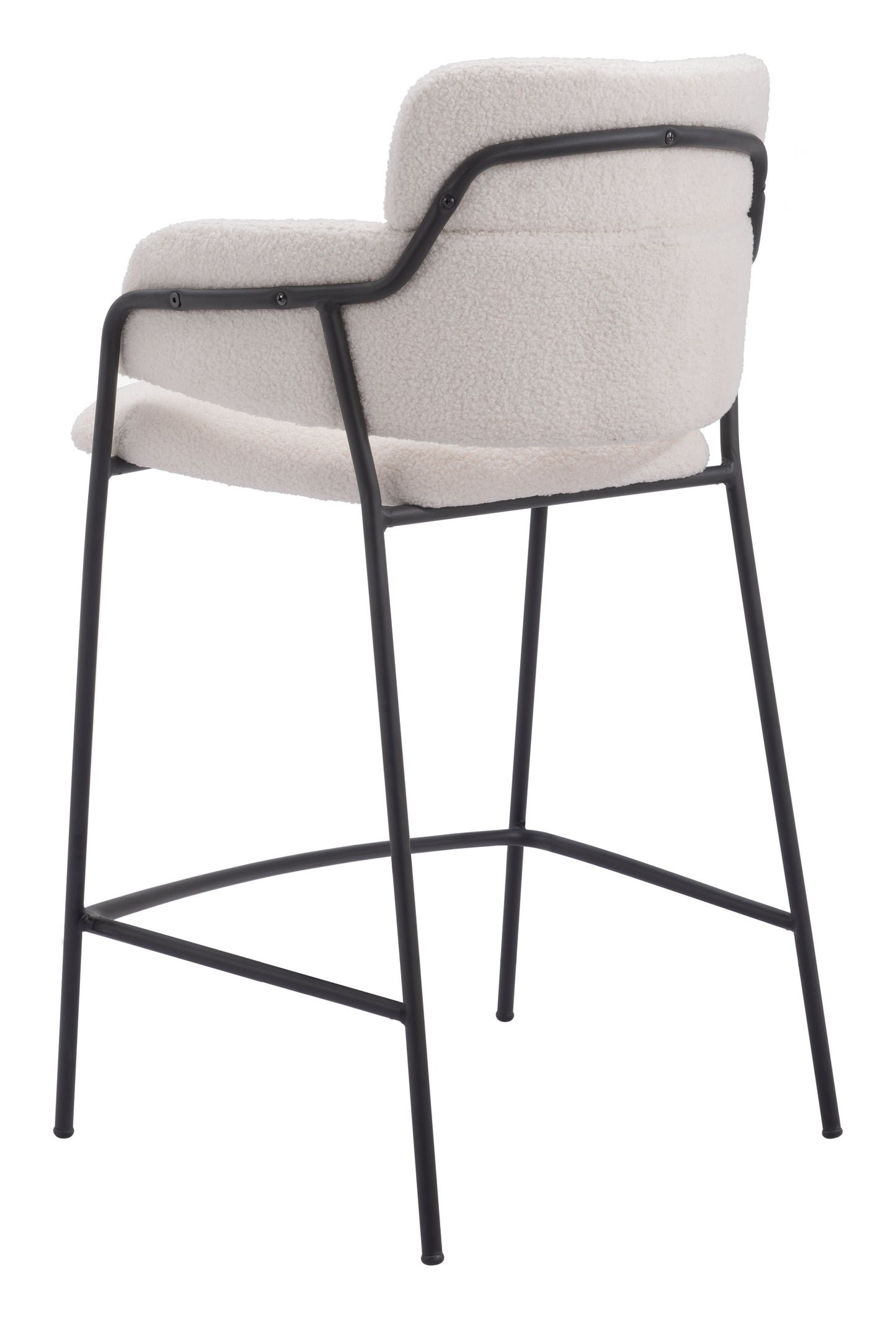 Tabouret de comptoir Marcel (lot de 2) Crème