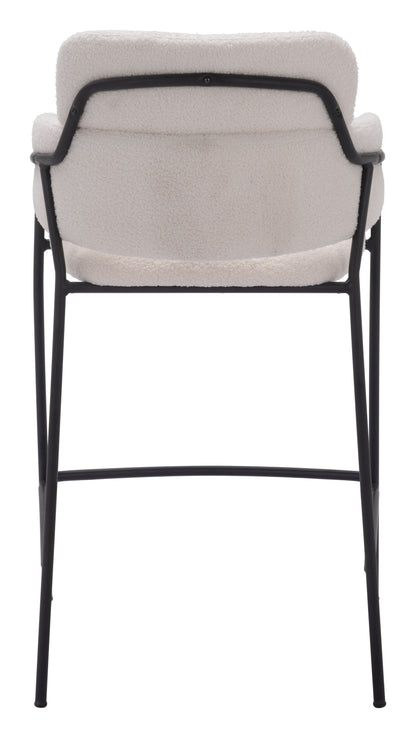 Tabouret de comptoir Marcel (lot de 2) Crème