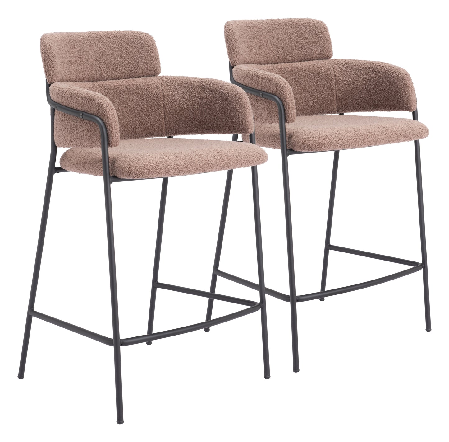 Counter Stool (Set of 2) Brown - Premium Quality & Stylish Design for Your Home