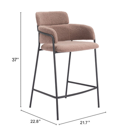Counter Stool (Set of 2) Brown - Premium Quality & Stylish Design for Your Home