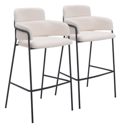 Barstool (Set of 2) Cream - Premium Quality & Stylish Design for Your Home