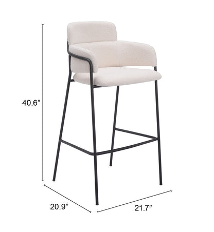 Barstool (Set of 2) Cream - Premium Quality & Stylish Design for Your Home