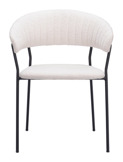 Dining Chair (Set of 2) Cream - Modern & Ergonomic Seating for Home & Office