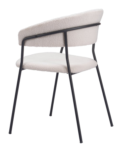 Dining Chair (Set of 2) Cream - Modern & Ergonomic Seating for Home & Office