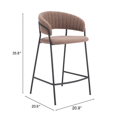 Counter Stool (Set of 2) Brown - Premium Quality & Stylish Design for Your Home
