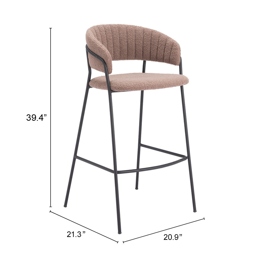 Barstool (Set of 2) Brown - Premium Quality & Stylish Design for Your Home