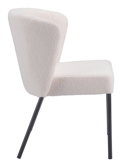 Dining Chair (Set of 2) Cream - Modern & Ergonomic Seating for Home & Office