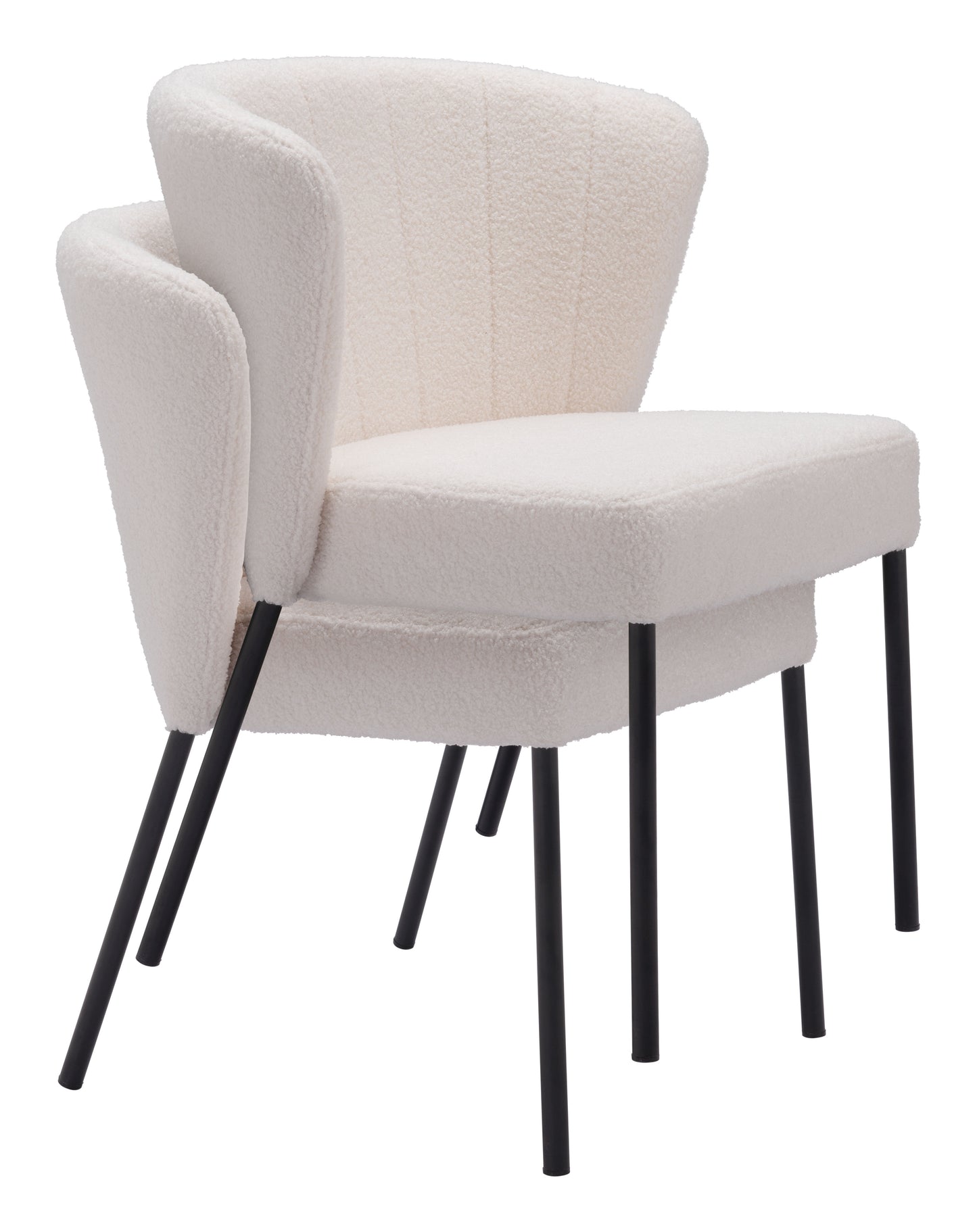 Dining Chair (Set of 2) Cream - Modern & Ergonomic Seating for Home & Office