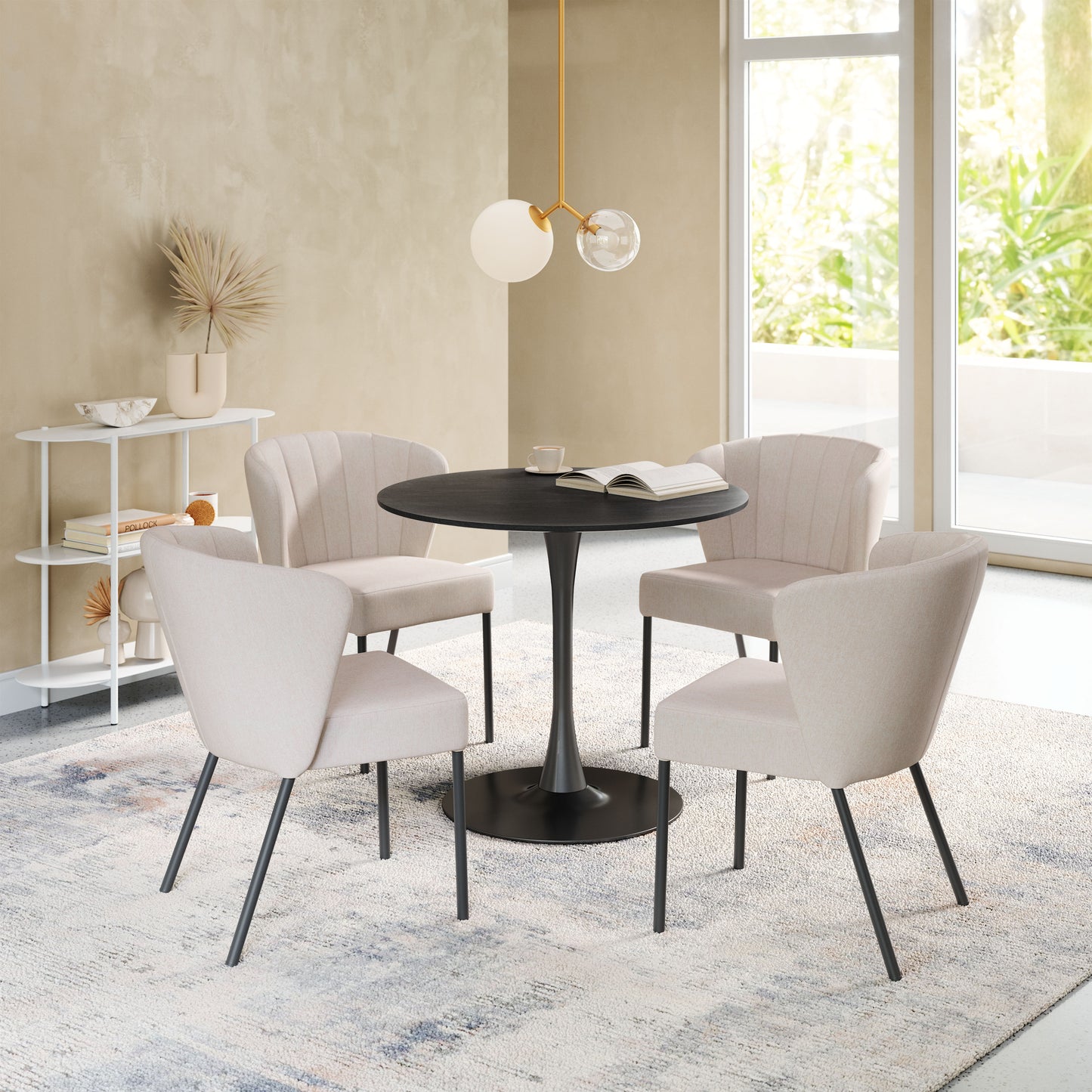 Chaise de salle à manger Aimee (lot de 2) beige